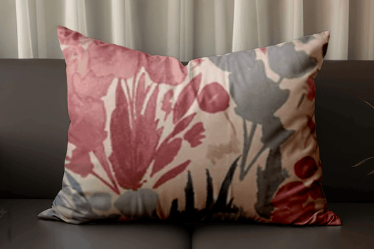 Enera SRM Asto 303 Peach Color 11x19 Inch Print Cushion Cover - enera