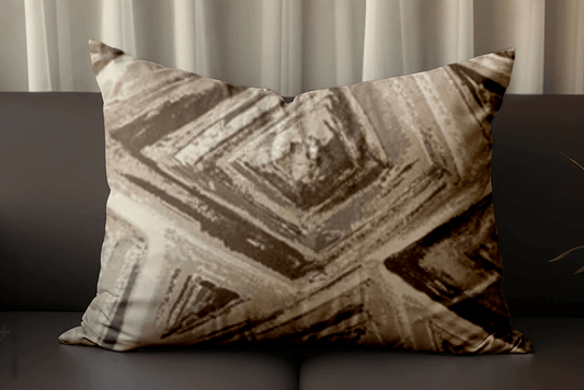 Enera Vane Sn 04 Light Brown Color 11x19 Inch Cushion Cover - enera