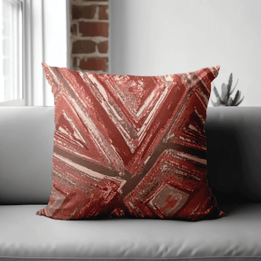 Enera Vane Sn 39 Magenta Color 18x18 Inch Cushion Cover - enera