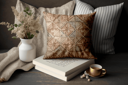 Enera KCF Pina Sn 29223 Brown Color 18x18 Inch Cushion Cover - enera