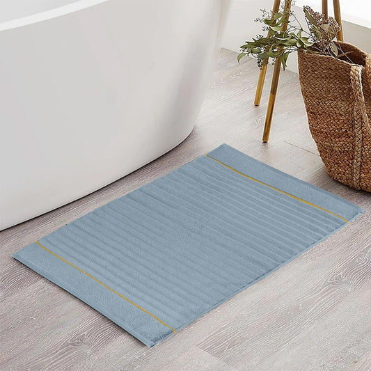 Enera Elite Plush Dolphin Blue Color 50 x 80 cm Bathmat - enera