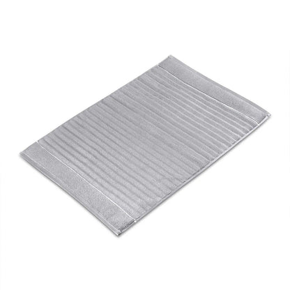 Enera Elite Plush Light Grey Color Bathmat - 50 x 80 cm - enera