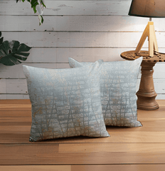 Enera NH CHARM SN 40 Grey Color 16x16 Inch Cushion Cover - enera