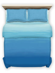 D'Decor Esteem Collection Balayage & Marina Color Double Bed Comforter Set - enera