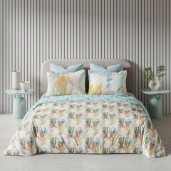 D'Decor Pastel Dreams Collection Neoteric-Crystal Blue Color PS04 Double Bed Dohar - enera