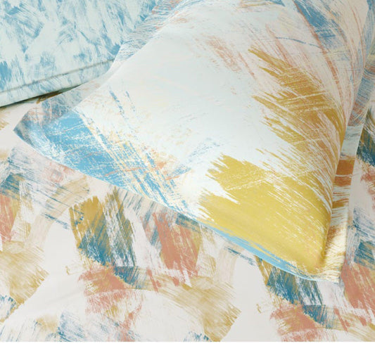 D'Decor Pastel Dreams Collection Neoteric-Crystal Blue Color PS04 Double Bed Dohar - enera