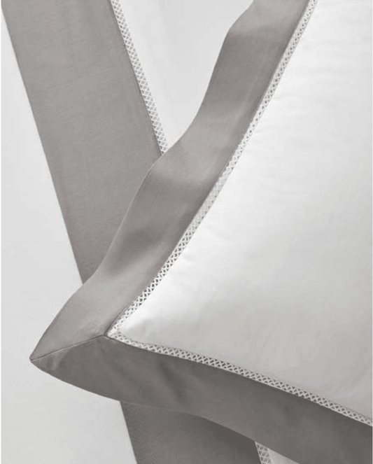 D'Decor Spotlight Collection Cement Color Plain King Size double Bedsheet with 2 pillow covers - enera