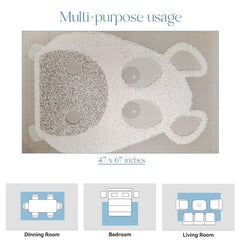 Enera Ritual 15576-653 Collection Beige Color 120x170 cm Carpet - enera