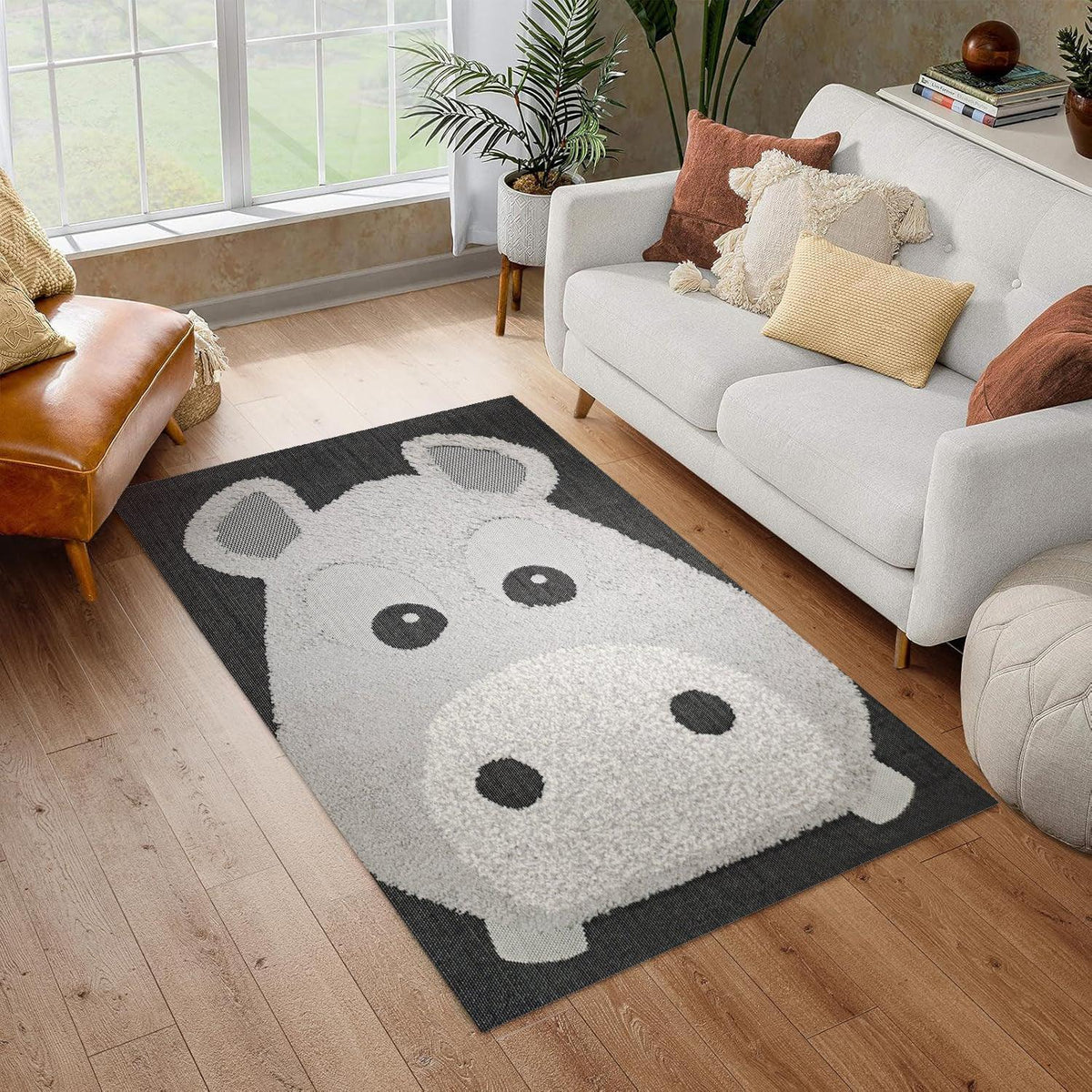 Enera Ritual 15576-969 Collection Grey & Black Color 120x170 cm Carpet - enera