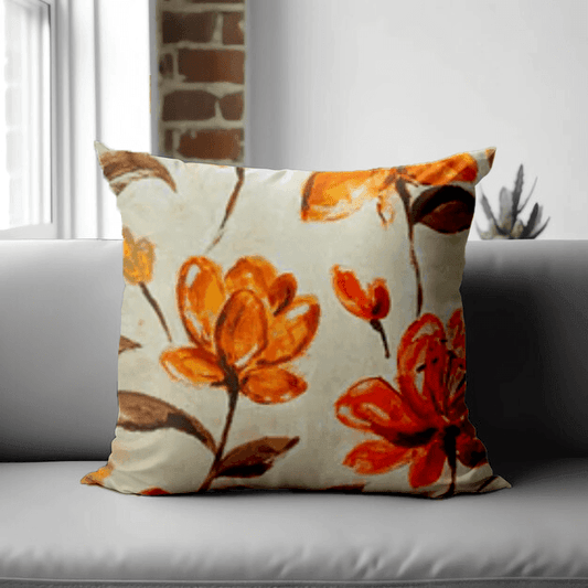 Enera Hemp Grace Sn 19 Cream Color 20x20 Inch Cushion Cover - enera