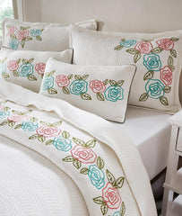 Enera Arya Ivory Color King Size Bedcover - enera