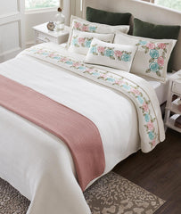 Enera Arya Ivory Color King Size Bedcover - enera