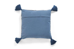 Enera Navy & Natural Color 16x16 Inch Cushion Cover - enera