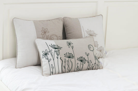 Enera Ivory Color 12x20 Inch Cushion Cover - enera