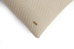 Enera Pale Whisper & Natural Color 18x18 Inch Cushion Cover - enera