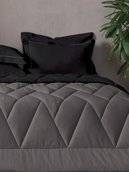 D'Decor Elephant Skin & Moonless Night Double bed Comforter Set - enera