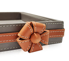 Enera Modélo Rectangle Small Tray in Beige Color - enera