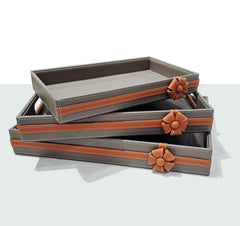 Enera Modélo Rectangle Small Tray in Beige Color - enera