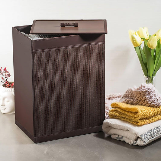 Enera Vivid Storage & Laundry Basket in Brown Color - enera