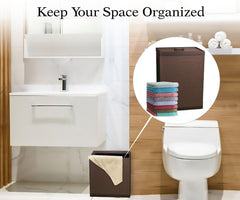 Enera Vivid Storage & Laundry Basket in Brown Color - enera