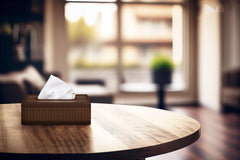 Enera Vivid Brown Color Tissue Box - enera