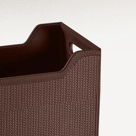 Enera Vivid Magazine Holder & Room Organizer in Brown Color - enera