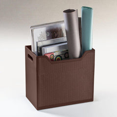 Enera Vivid Magazine Holder & Room Organizer in Brown Color - enera