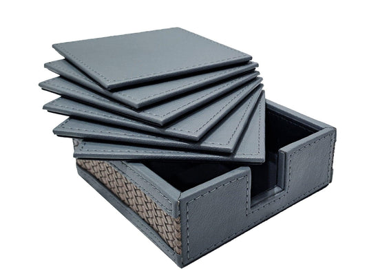 Enera Vivid Grey Color Table Coaster - enera