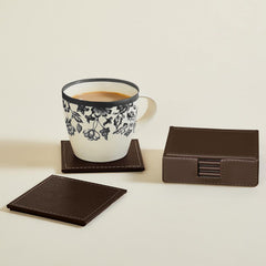 Enera Vivid Brown Color Table Coaster - enera