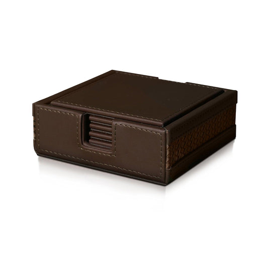Enera Vivid Brown Color Table Coaster - enera