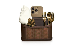 Enera Vivid Brown Color Table Organizer - enera