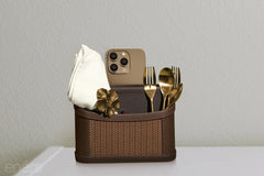Enera Vivid Brown Color Table Organizer - enera