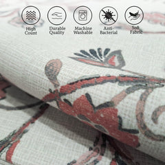 Enera SRM Vict - 113 Multi Color 16x16 Inch Cushion Cover - enera