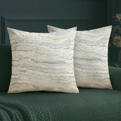 Enera DDR DRTX03 JD 328 White Color 16x16 Inch Cushion Cover - enera
