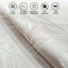 Enera DDR DRTX10 SN 1016 Light Cream Color 16x16 Inch Cushion Cover - enera