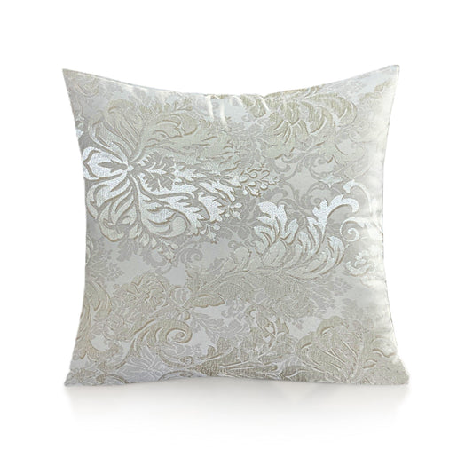 Enera DDR DRTX10 SN 1019 Silver Ivory Color 16x16 Inch Cushion Cover - enera