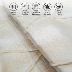 Enera DDR DRTX10 SN 1028 Ivory Color 16x16 Inch Cushion Cover - enera