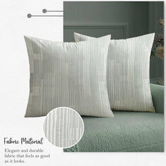 Enera DDR DRTX10 SN 1129 Light Green Color 16x16 Inch Cushion Cover - enera