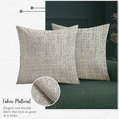 Enera DDR DRTX04 SN 419 Ivory Color 16x16 Inch Cushion Cover - enera