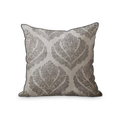 Enera SRM SAMA A104 BDR Embroidery Grey Color 12x12 Inch Cushion Cover - enera