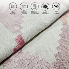 Enera SRM SAMA J-1002 BDR Embroidery Multi Color 12x12 Inch Cushion Cover - enera