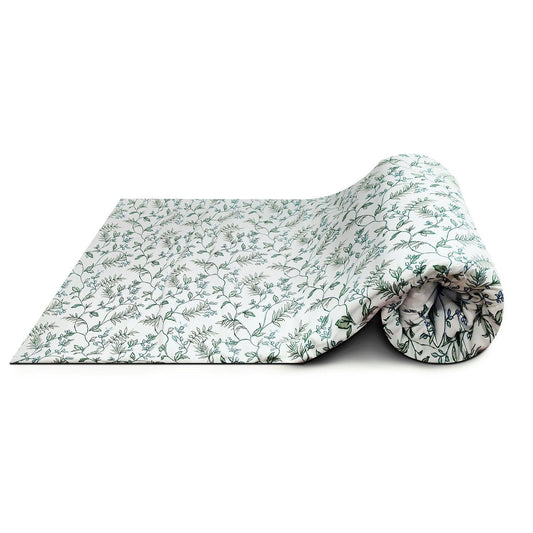 Enera Scarlet Printed White Color Single Bed Dohar - enera
