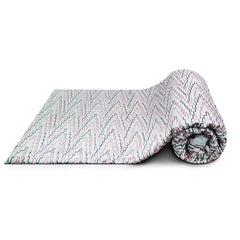 Enera Scarlet Printed White Color Single Bed Dohar - enera