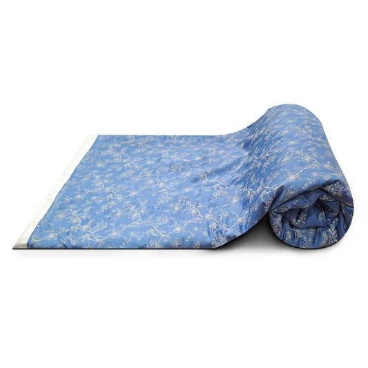 Enera Scarlet Printed Sky Blue Color Double Bed Dohar - enera