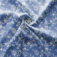 Enera Scarlet Printed Sky Blue Color Double Bed Dohar - enera