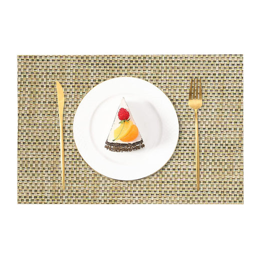 Freelance Basketweave Dining & Side Table Mat – 30cm x 45 cm, Pack of 6 - enera