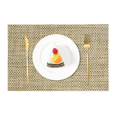 Freelance Basketweave Dining & Side Table Mat – 30cm x 45 cm, Pack of 6 - enera