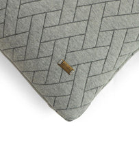 Enera Light Grey & Dark Grey Color 18x18 Inch Cushion Cover - enera
