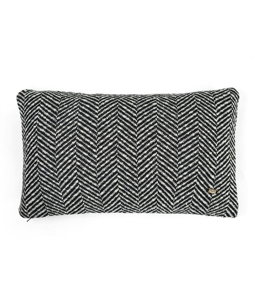 Enera Black & Natural Color 12x20 Inch Cushion Cover - enera