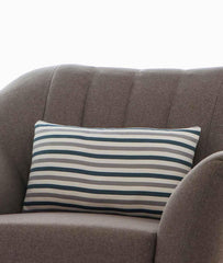 Enera Champion Blue & Natural Light Color 12x20 Inch Cushion Cover - enera